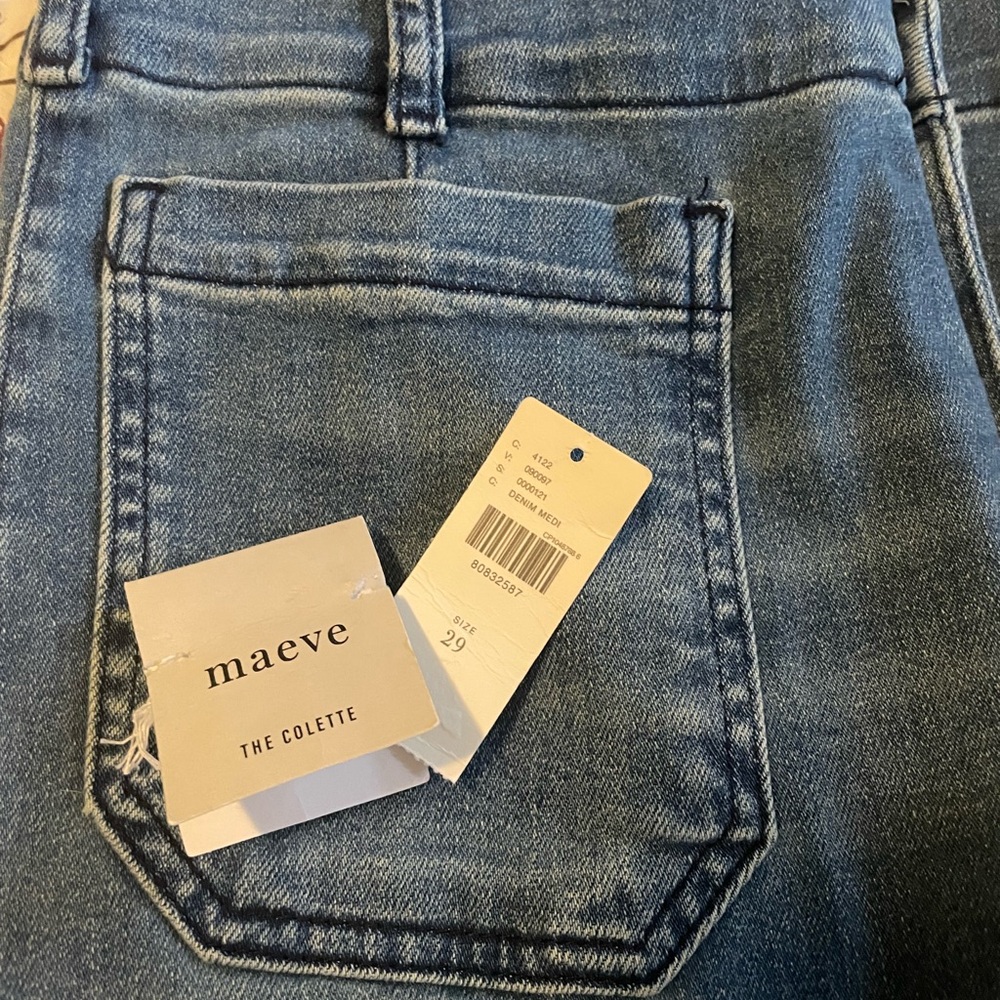 Maeve The Colette Medium Blue Wide-Leg Jeans - Picture 12 of 13